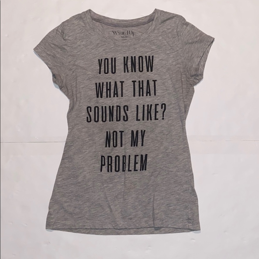 Wound Up Brand Short Sleeve T-Shirt S(3-5)